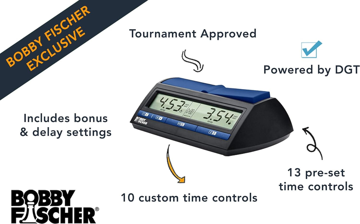 Chess Clock - Powered by DGT
